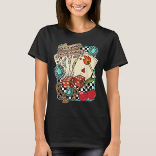Camiseta Turquesa Retro Ocidental Velho Oeste Cowboy Cowgir