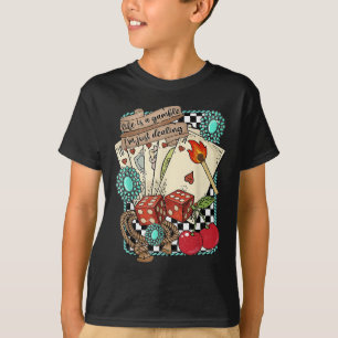 Camiseta Turquesa Retro Ocidental Velho Oeste Cowboy Cowgir