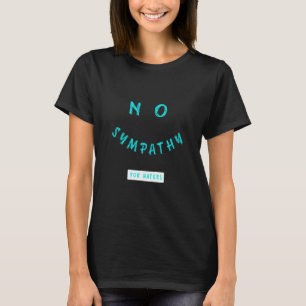 Camiseta Turquesa Sem Simpatia por Inimigos Gráfico Turques
