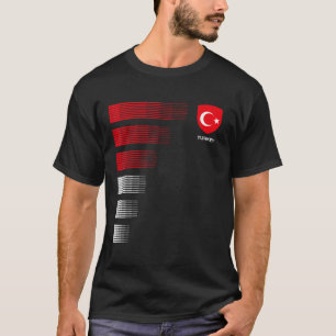 Camiseta Turquia Bandeira Emblem Orgulho Turco Herança