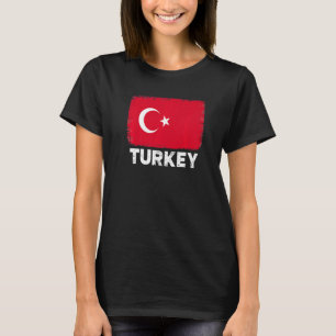 Camiseta Turquia: Bandeira Suporta Pessoas Turcas