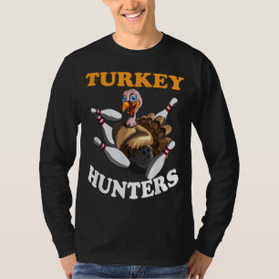 Camiseta Turquia Caça Boliche de Ação de Graças Turquia Bah