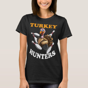 Camiseta Turquia Caça Boliche de Ação de Graças Turquia Bah