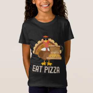 Camiseta Turquia Comeu Pizza Adulto Vegan Kids Engraçado Th