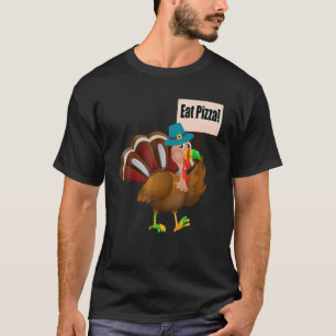 Camiseta Turquia Comeu Pizza Adulto Vegan Kids Engraçado Th