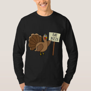 Camiseta Turquia Comeu Pizza Adulto Vegan Kids Engraçado Th