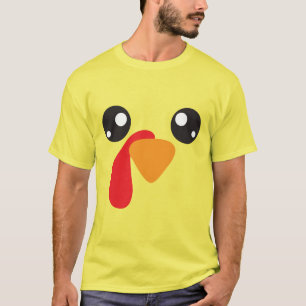 Camiseta turquia encara feriados engraçados ação de gra