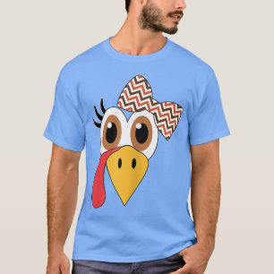 Camiseta Turquia Enfrenta Meninas Ação de Graças