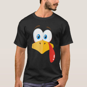 Camiseta Turquia Enfrenta Peregrino Dia de Ação de Graças