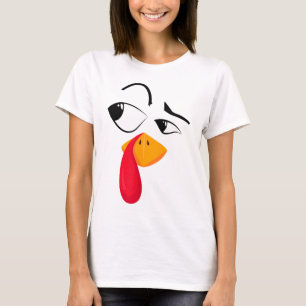 Camiseta Turquia Enfrenta Peregrino Fosse de Ação de Graças