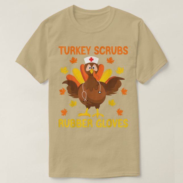 Camiseta Turquia esfrega borracha luva a enfermeira de ação (Frente do Design)