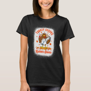 Camiseta Turquia esfrega borracha luvas de borracha Dia de