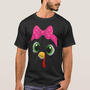 Camiseta Turquia Face Girl Pink Headband graças a Ação de G