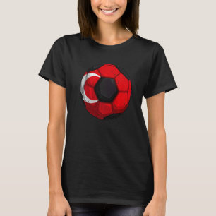 Camiseta Turquia Futebol Bandeira da Turquia Meninos Homens