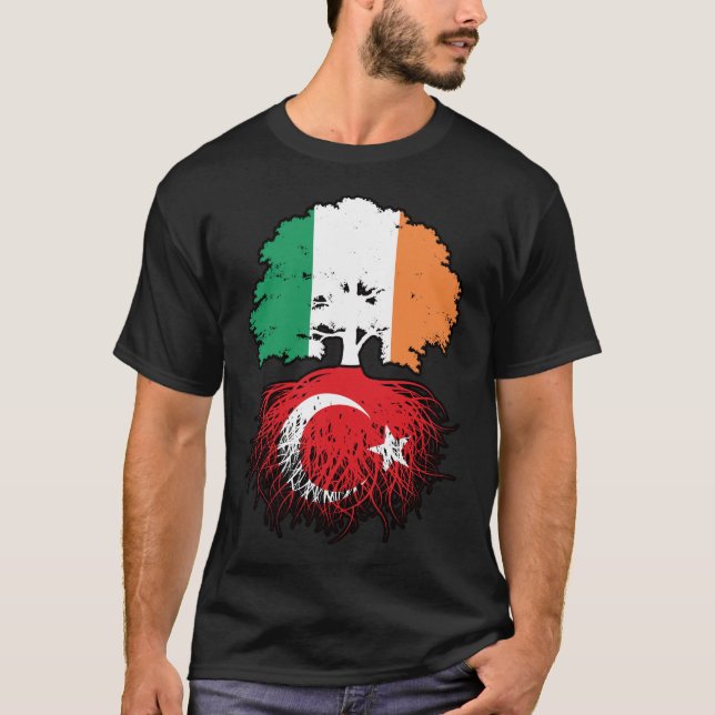 Camiseta Turquia Irlanda Turca - Árvore da Irlanda (Frente)