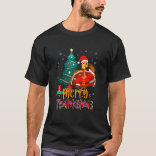 Camiseta Turquia Papai noel Feliz Felicitações de Natal