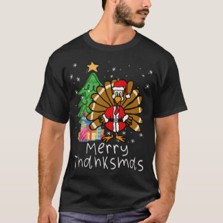 Camiseta Turquia Papai noel Feliz Felicitações de Natal de 
