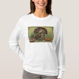 Camiseta Turquia pelo perfurador e pela torta