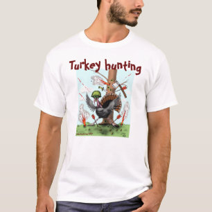Camiseta Turquia que caça o t-shirt engraçado da acção 
