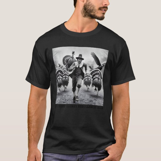 Camiseta Turquia Rebelião Engraçado História de Ação de Gra (Frente)