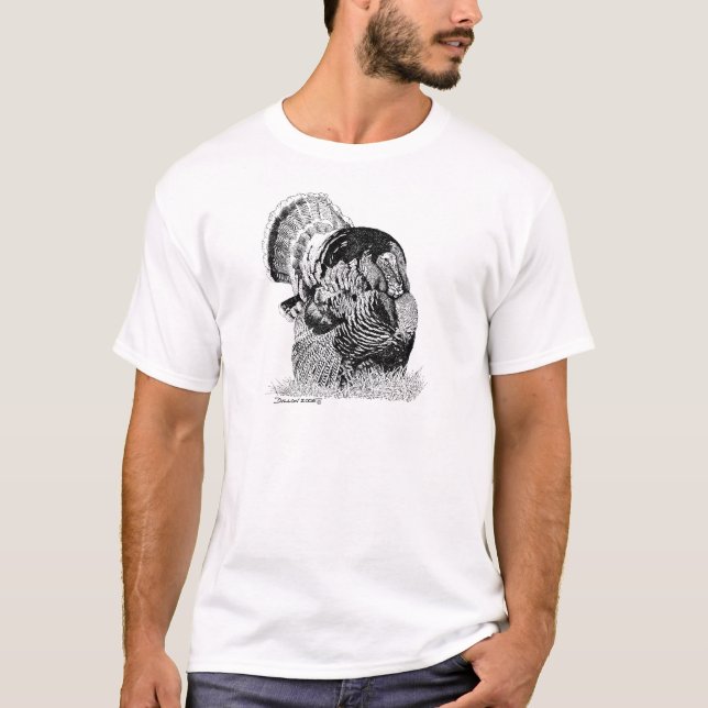 Camiseta Turquia selvagem (Frente)