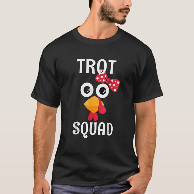 Camiseta Turquia Tro Cute Correndo Ação de Graças (Frente)