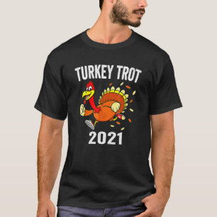 Camiseta Turquia Trot 2021 Ação de Graças Turquia Trot K