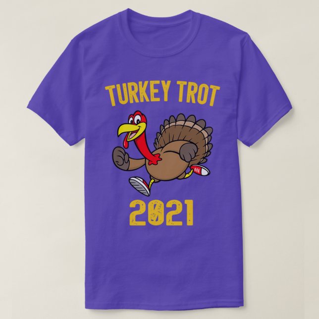 Camiseta Turquia Trot 2021 Engraçado Presente (Frente do Design)