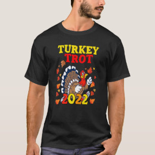 Camiseta Turquia Trot 2022 Ação de Graças A Turquia Corrend