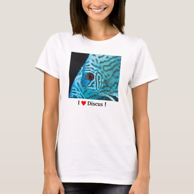 Camiseta Turquoise Blue Discus (Frente)