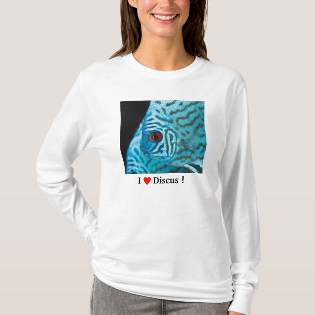 Camiseta Turquoise Blue Discus (Frente)