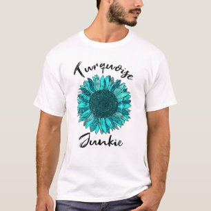 Camiseta Turquoise Junkie Turquoise Gemstone Lovers Vintage