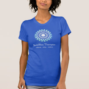 Camiseta Turquoise Lotus Yoga Professor Health Spa