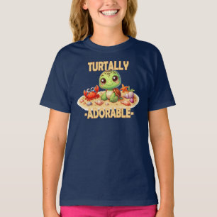 Camiseta Turtally Adorável Brincadeira Bela Caricatura Turt