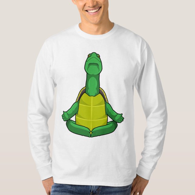 Camiseta Turtle at Yoga Meditation (Frente)