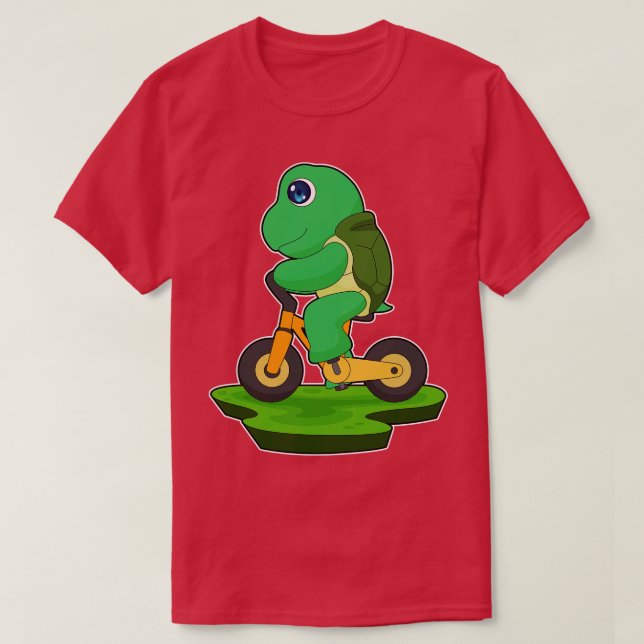Camiseta Turtle Bicycle (Frente do Design)