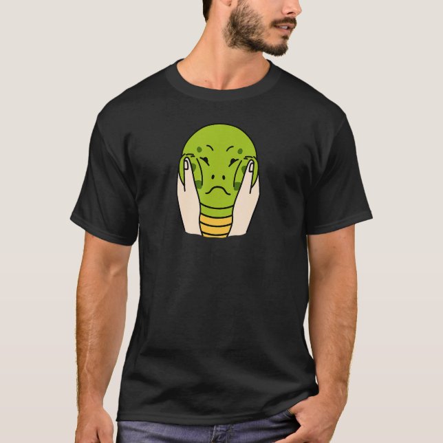 Camiseta Turtle Chubby Cheeks Engraçado Pet (Frente)