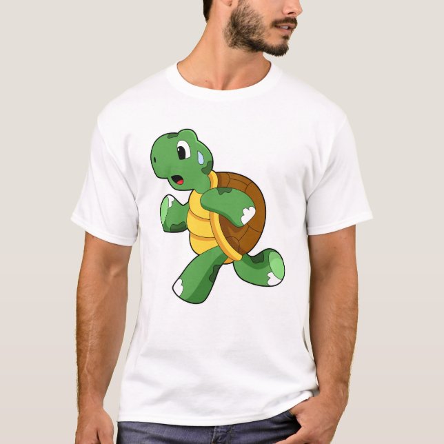 Camiseta Turtle como Jogger em Runger (Frente)