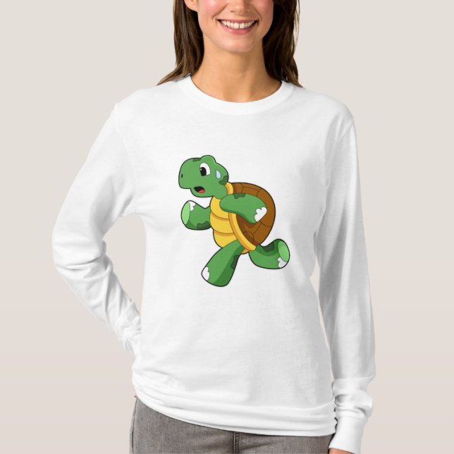 Camiseta Turtle como Jogger em Runger (Frente)