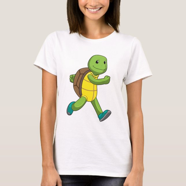 Camiseta Turtle como Runner em Runner (Frente)