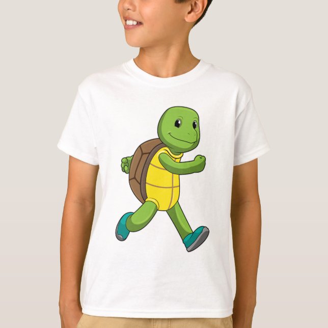 Camiseta Turtle como Runner em Runner (Frente)