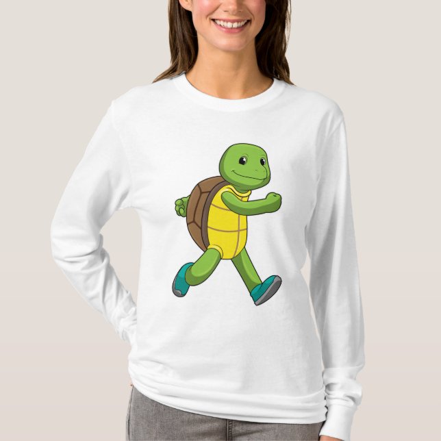 Camiseta Turtle como Runner em Runner (Frente)