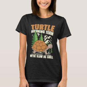 CAMISETA TURTLE CORRENDO EQUIPE QUE SOMOS LENTOS E LENTOS P