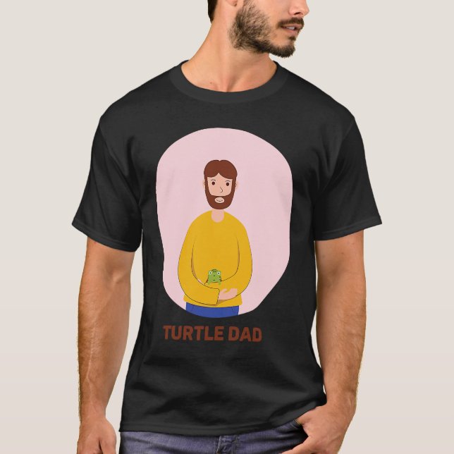 Camiseta Turtle Dad Tortoise Reptile Chelonia Testudines Tu (Frente)