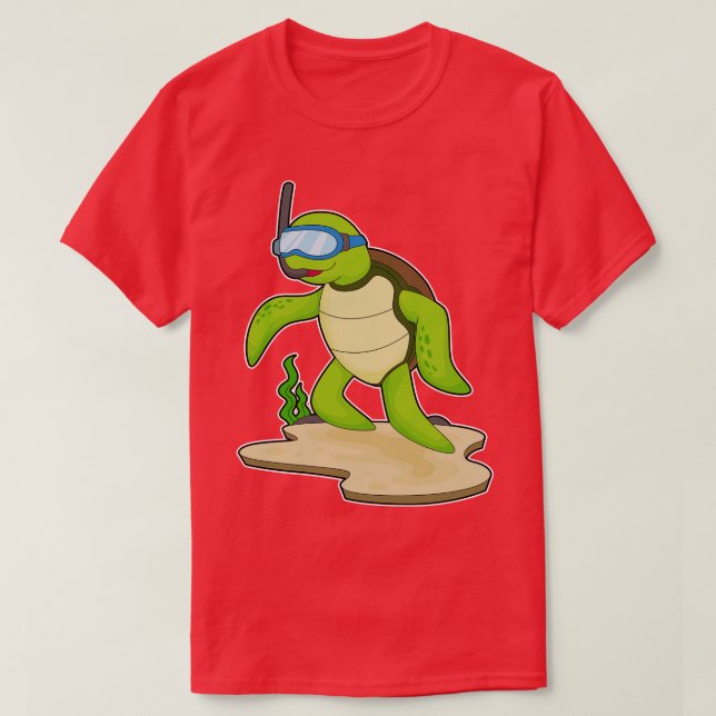 Camiseta Turtle Diver Snorkel (Frente do Design)
