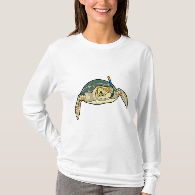 Camiseta Turtle Diver Snorkel (Frente)