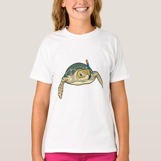 Camiseta Turtle Diver Snorkel (Frente)