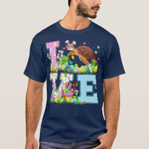 Camiseta Turtle Easter Egg Hunt Funny Love Sea Turtle Easte