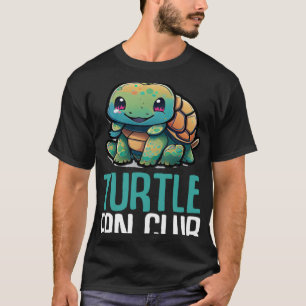 Camiseta Turtle Fan Club Tortoise Zoo Crianças Meninas 5