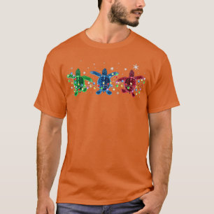 Camiseta Turtle feliz natal neve TTA